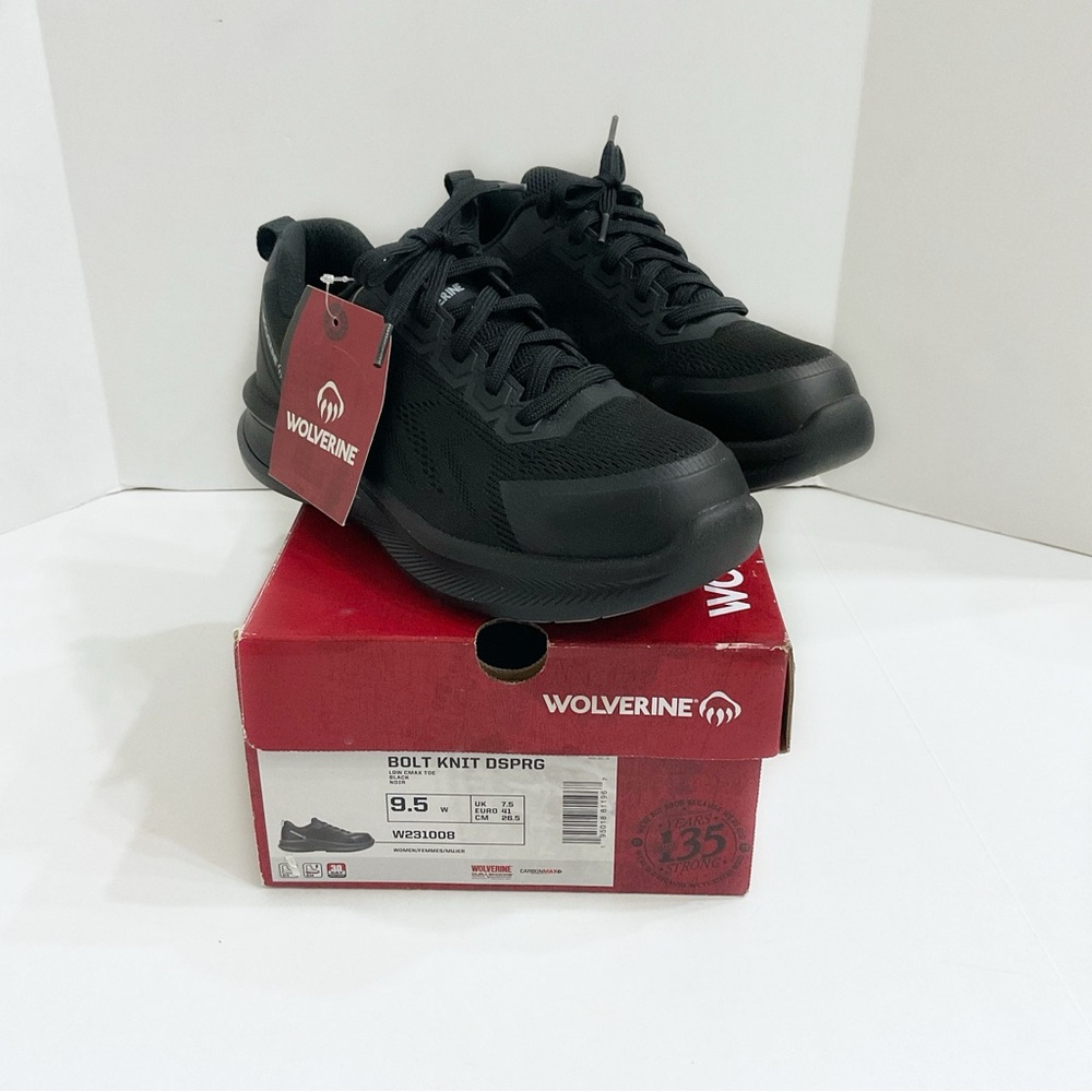 Wolverine Women's Bolt Knit Low Cmax Toe Shoes Size 9.5W